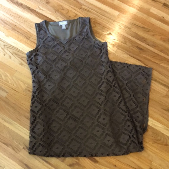 Chico's Dresses & Skirts - Chocolate lace maxi dress